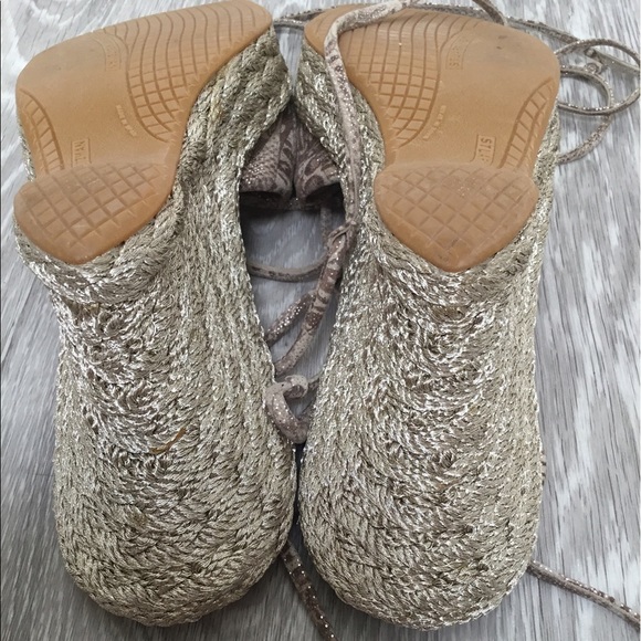 Stuart Weitzman Beige Wedges - Picture 8 of 13